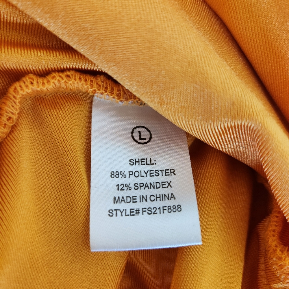 Elegant Ruched Dress In Mustard - Picture 14 of 15